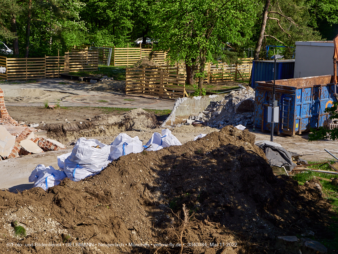 11.05.2022 - Baustelle am Haus für Kinder in Neuperlach